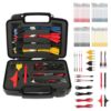 LINXINO 68 Pcs Automotive Circuit Test Lead Kit,Multimeter Test Leads Set,Electrical Breakout Leads Automotive Kit with 48 Pcs Terminals,Alligator Clip,Acicular Probe
