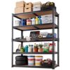 Lionhon Garage Shelving,5-Tier Shelving Unit,72" H×36" W×16" D