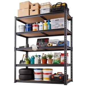 Lionhon Garage Shelving,5-Tier Shelving Unit,72" H×36" W×16" D