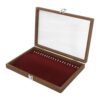 LIOOBO Necklace Jewelry Storage Case with Window and Velvet Interior