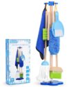 Lipneaed Kids Cleaning Toy Set, 8-Pc Kids Broom Set, Toddler Cleaning Set
