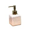 Liquid Dispenser Soap Dispenser Hand-painted Pearl Pastel Soap Pump Square Refillable Liquid Shower Pump Small Modern Pump Bottle for Bathroom (Color: Soap Pump B) (Soap Pump B), Soap Disp (Soap Pump