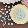 LiQunSweet 160 Pcs Opaque Acrylic Chunky Letter Beads for Jewelry Making