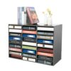 Literature Organizer, 27-Slot File Sorter Cabinet, A4 Paper Storage Mailbox