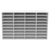 Literature Organizer 36 Compartments Office Mailbox with Adjustable Shelves