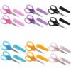 Litoexpe 12 Pcs Small Stainless Steel Scissors