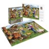 Little Helpers 750 Piece Jigsaw Puzzle for Adults by Sharon Steele – 27x20 Inch Whimsical Country Farm Scene from KI Puzzles – Challenging, Hard and Difficult Puzzle Gift for Puzzle Lovers
