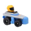 Little People Replacement Part for Collectible Fisher-Price Hot-Wheels Race Track Playset HMG51 - Blue Racing Car