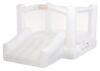 Little Tikes Jr. Jump 'n Slide Bouncer — White, Active Play, Outdoor Bouncer, Boys and Girls Ages 2-8 Years
