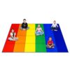 LIVEBOX Elementary Classrooms Rug for Kids, Washable Kids Rugs for Playroom for School, Nursery, Colorful Children's Educational Carpet Non-Slip Classroom Mat for Learning, 13'x7'5"(Seats-24)