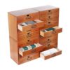 LNUJIUN 4 PCS Wooden Drawer Organizer for Living Rooms, Schools and Offices