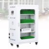 Lockable Phone Charging Cabinet on Wheels 50 Slots for Schools & Classrooms Secure Device Storage Locker Mobile Charging Station for Tablets & Smartphones