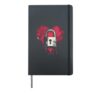 Locked Heart - Vintage Lock Heart Valentine's Day Couple Hardcover Journal, Black
