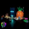 LocoLee RC Light kit for Lego Spongebob Squarepants: Bikini Bottom 11386, LED Lighting Accessories for LEGO Icons Bikini Bottom for Display Collectors, Model Not Included Just Lights
