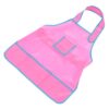 LOCZUK Pink Painting Apron, Plastic with Pocket and Buckle