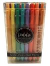 Loddie Doddie Retractable Gel Pens, Soft-Touch Satin Grip, Assorted Color Collection, 48 Pack