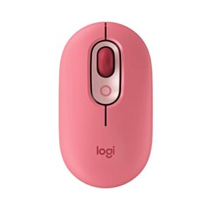 Logitech POP Mouse Compact and Portable Wireless - Heartbreaker Rose