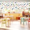 Lonfliness 6 Pack Boho Hearts Classroom Curtains 24 x 35 inch Window Decor