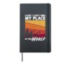 Look I Can't Find My Place Love Science Astronomy Lovers Hardcover Journal, Black