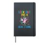 Look Out Pre K Here I Come Unicorn Prek Kindergarten Girls Hardcover Journal, Black