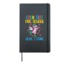 Look Out Pre School Here I Come Unicorn Preschool Girls Hardcover Journal, Black
