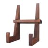 LORYEANM Natural Wood Display Stand for Photos Frames and Plates