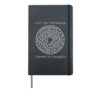 Lost In Thinking Trapped In Thoughts Personal Motivational Hardcover Journal, Black