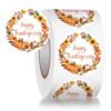 Louise Maelys 500 Pcs Happy Thanksgiving Stickers,Autumn Stickers