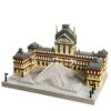 Louvre Museum Paris Micro Mini Building Blocks Architecture Toys Sets