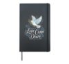 Love Came Down Dove of Peace Divine Grace Spiritual Message Hardcover Journal, Black