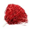 Lovecheer 24PCS Metallic Red Pom Poms Cheerleading