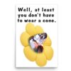 Lovesout Blue Light Plakat Betta Fish Poster, Get Well Soon, 12x18