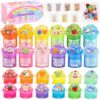 LovesTown 24 Pack Butter & Crystal Slime Kit, Party Favors for Kids