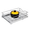 LOVKIT Pull Out Cabinet Organizer, (20½"W x 20" D), Soft Close Pull Out Cabient Drawer, Slide Out Cabient Organizer for pot and pan Kitchen Base Cabinet, Pantry Organization, Bathroom, Wire Basket