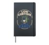 Low Cortisol Calm Girl Wellness Soft Life Gift Hardcover Journal, Black