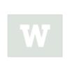 Lowercase Letter W Reusable Mylar Stencil, 10 mil Plastic Paint Stencil for Crafts and Decor - 4 Inch