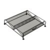 Low Profile Shoe Rack Under Bed with Wheels