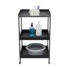 LOYALHEARTDY 3 Tier Rolling Cart Storage, Metal Utility Cart with Wheels