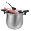 L Stainless Steel Micro-pressure Stockpot with Lid for Cooking
