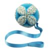 lstyty Montessori Fabric Sensory Ball | Baby Grasp Kick Toy | Newborn Crib Hanging Ball Handmade Floral Print Soft Clutch Ball,Blue