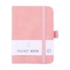LUAONI Hardcover Notebook 200 Pages Lined College Ruled Notebook Pocket Notepads Small Leather Journal for Writing Journaling