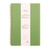 LUAONI Twin Coil Binding Hardcover Notebook with 160 Pages Lined Paper for Writing Journaling College Ruled Journal for