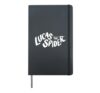 Lucas the Spider "Logo White" Hardcover Journal, Black