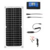 LUCKDANO 12W Monocrystalline Solar Panel Kit for Off Grid Camping