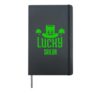Lucky Sailor Funny St Patricks Day Sailor Hardcover Journal, Black