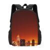 Luiumknz Dubai, Uae Burj Khalifa World'S Tallest Tower Ever Built At Downtown Burj Dubai At Night Large Capacity Multi-Purpose Outdoor Hiking Travel Backpack