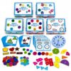 LumiStar Math Task Box Set, 5 Hands-On Manipulative Kits for Classroom