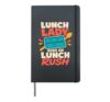 Lunch Lady First Day Of School Cafeteria Worker Gift Hardcover Journal, Black