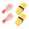 LUOZZY 4pcs Large Artificial Sushi Food Model Set for Display NO.21+34