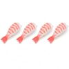 LUOZZY 4 Pcs Large Artificial Sushi Food Model Set for Showcase Display